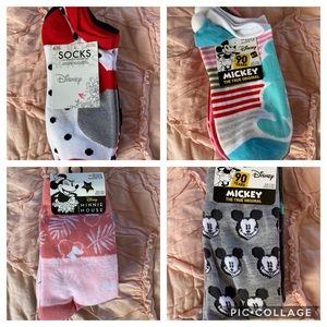 4 sets of Disney socks